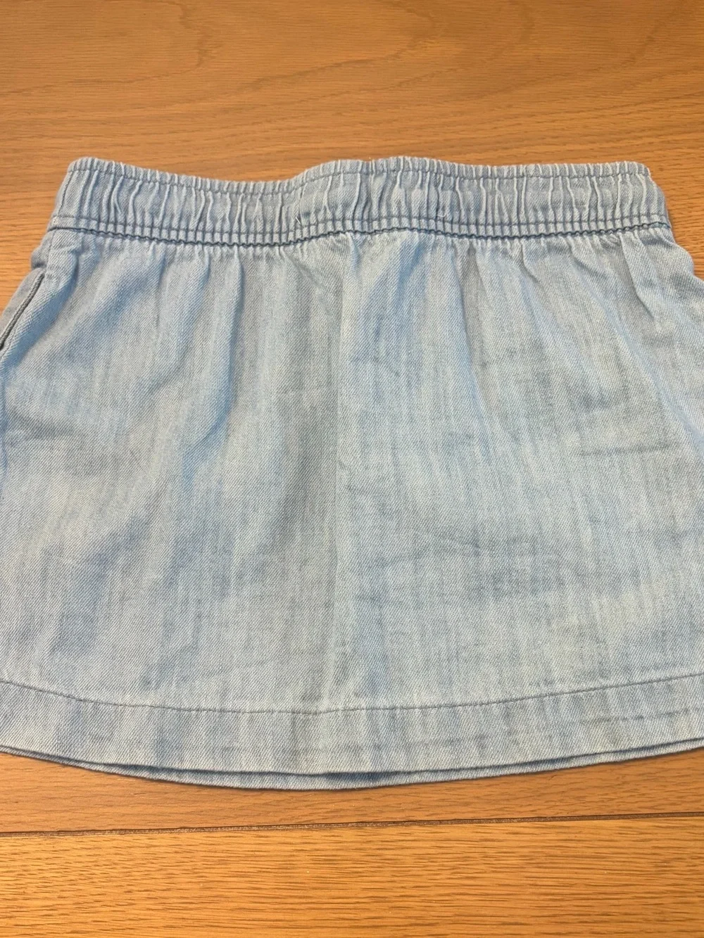 3 for $10 Girls Old Navy Light Blue Denim Drawstring Mini Skirt